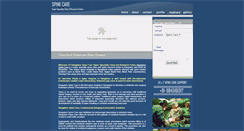 Desktop Screenshot of bengaluruspinecare.com