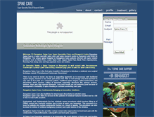 Tablet Screenshot of bengaluruspinecare.com